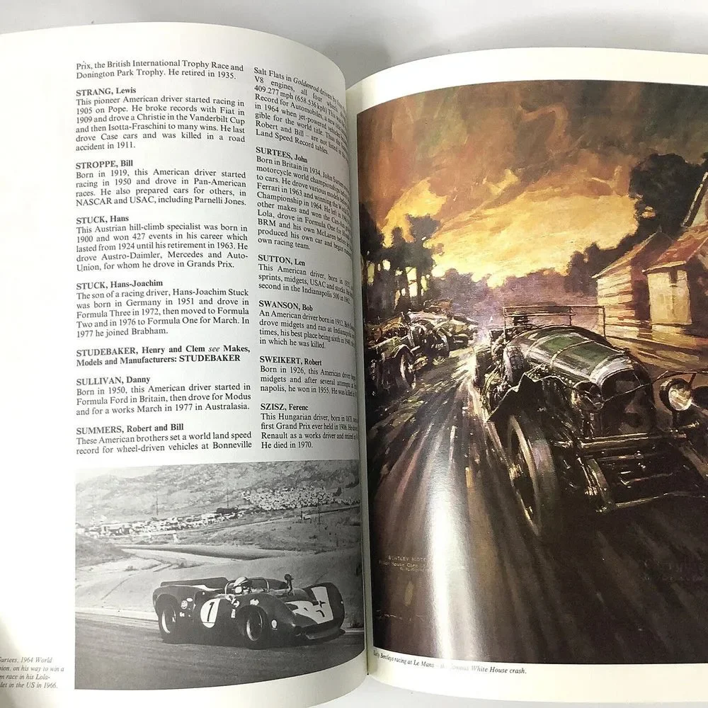 George Bishop The Concise Dictionary‎ Of Motorsport 1st Edition Bison 1979 HC DJ